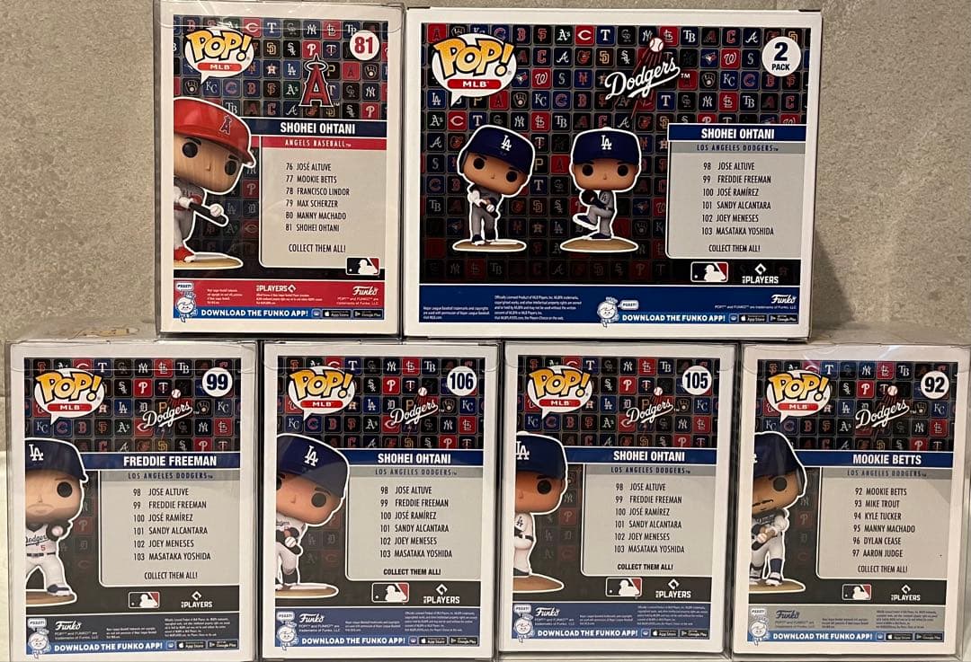 新品　Funko POP! 大谷翔平　ドジャース　エンゼルス 6体セット