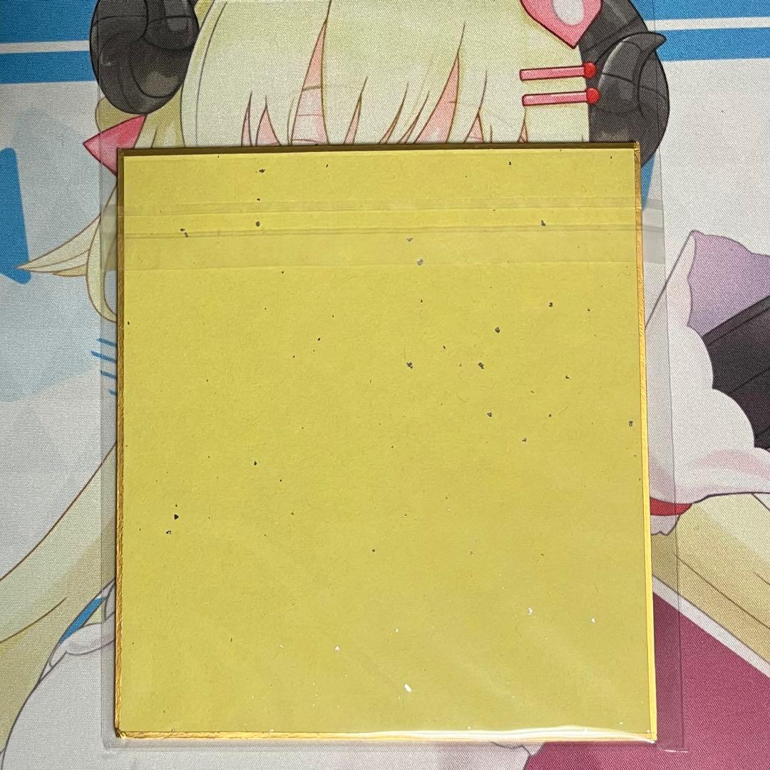 ホロライブ　雪花ラミィ　ねぽらぼ　ファンミーティング　直筆　サイン　色紙