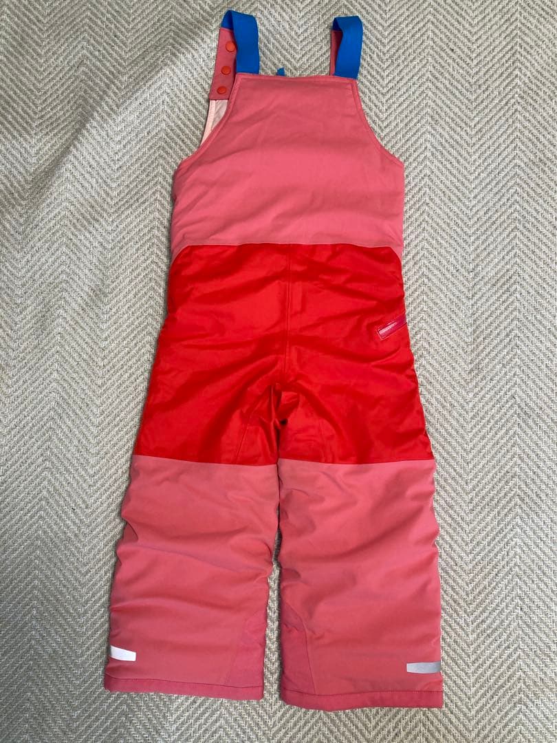 patagonia 子ども用 スキーウェア 4T ピンク/レッド