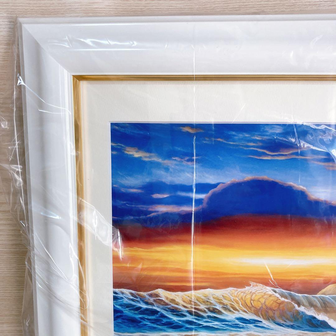 キモ KIMO 作家 夕日が沈む前に 絵画 新品未使用