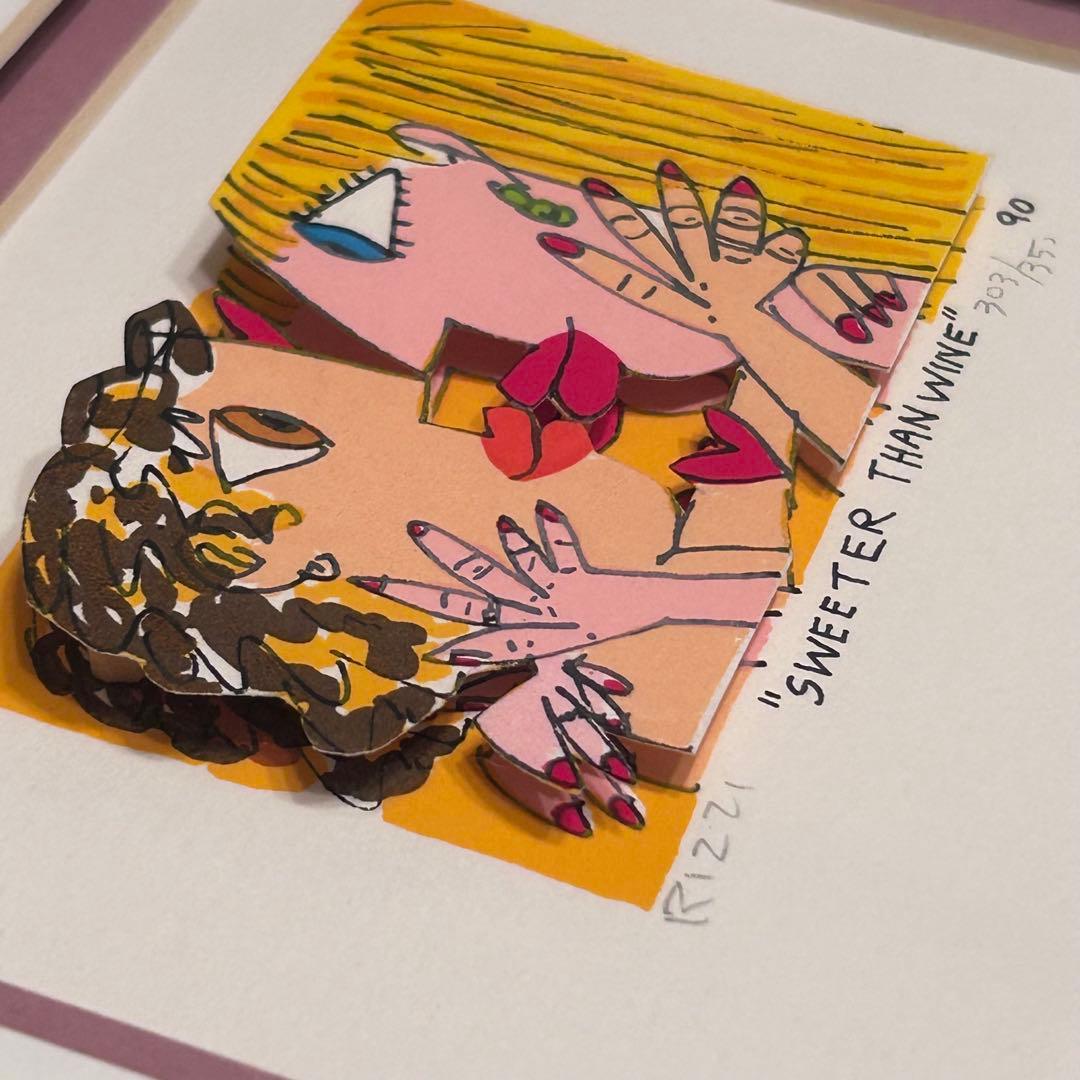 ジェームスリジィ　【SWEETER THAN WINE】 3Dアート