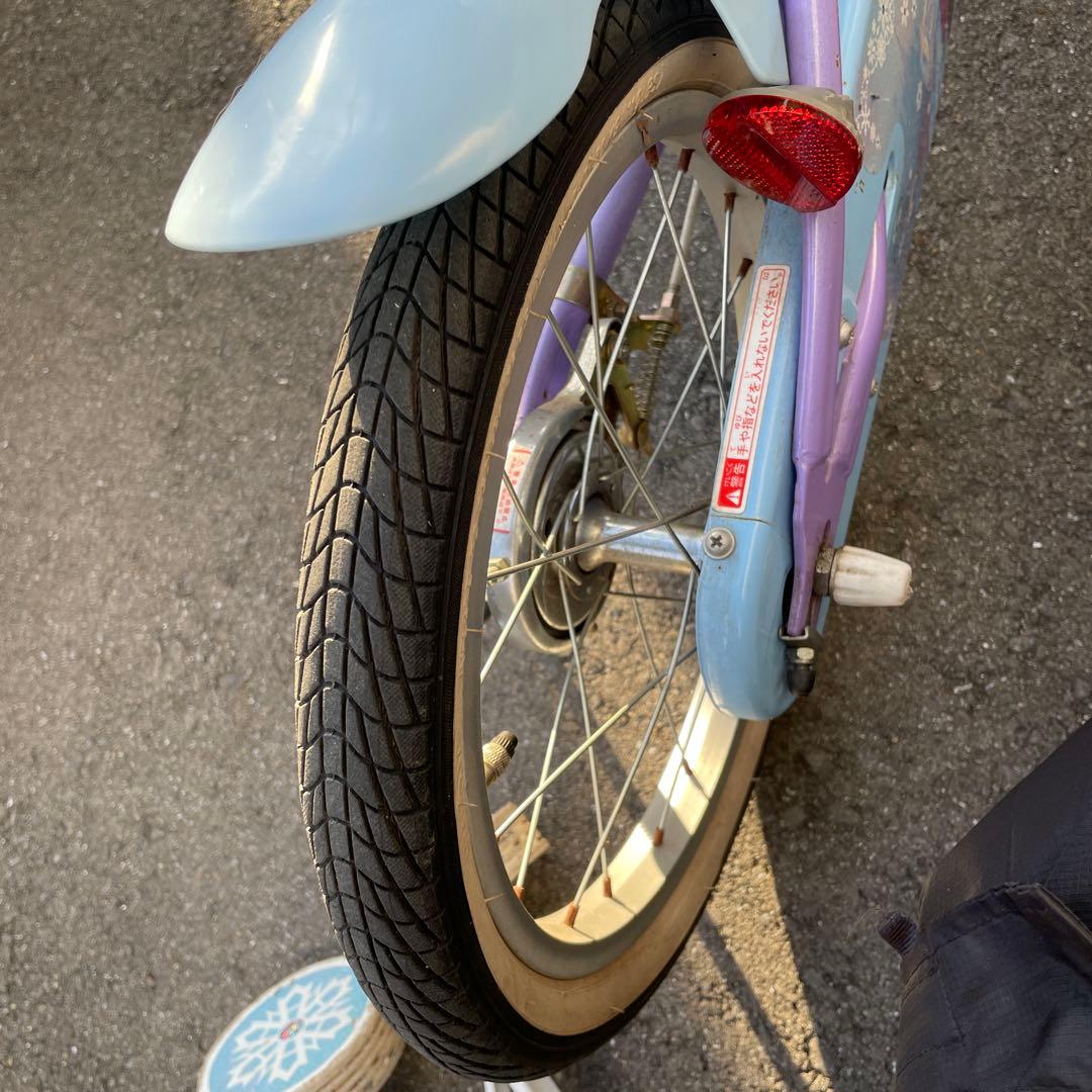 け*い様 アナと雪の女王 幼児用自転車　16インチ　サイクルハウス保管　補助輪