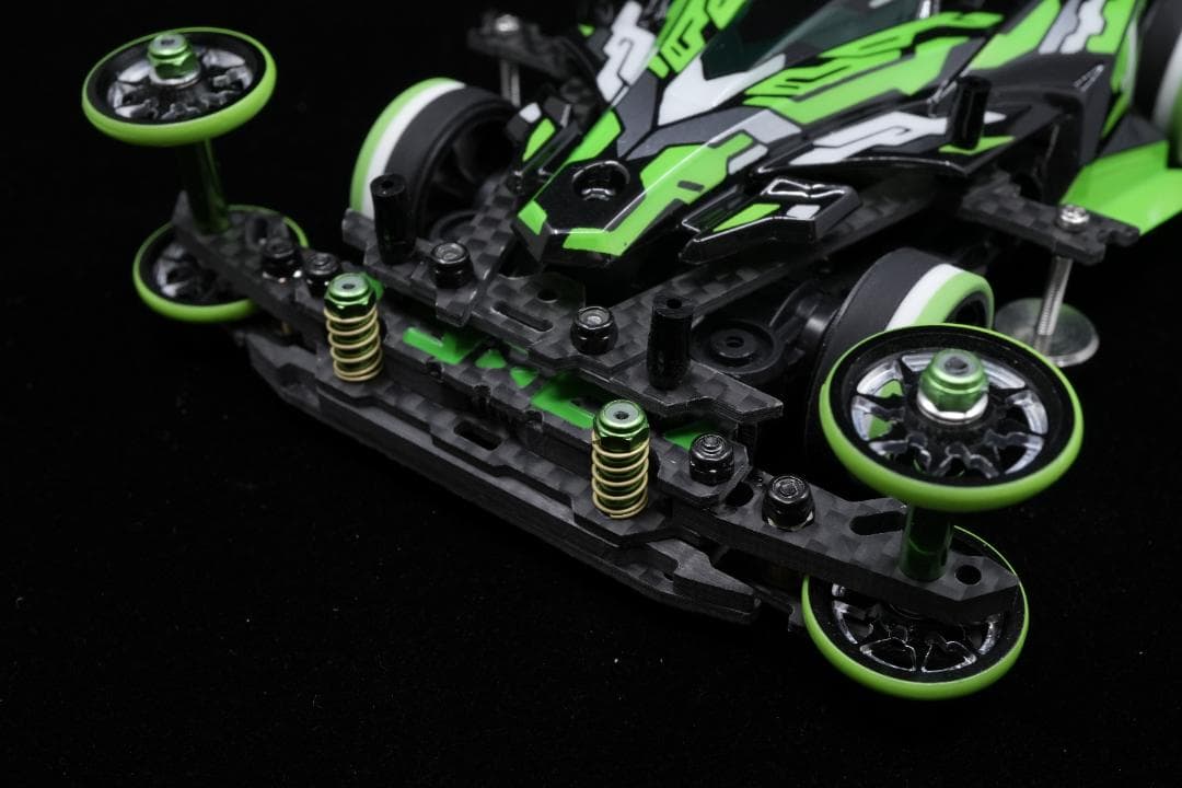 ミニ四駆　タミヤ　MSフレキカスタム　アバンテmk3 アズール サイクロン