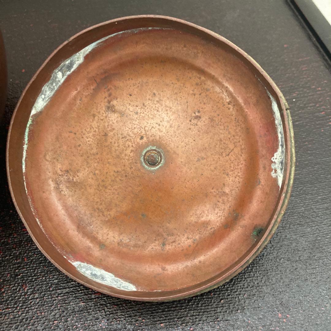 銅器 薬缶　急須　やかん　銅水注　栄専堂　茶道具骨董品