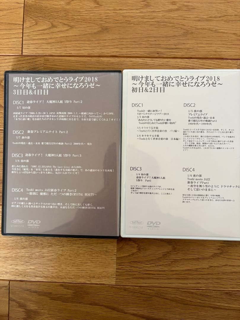 ☆HaRü★ Toshl明けましておめでとうライブ2018 DVDセット