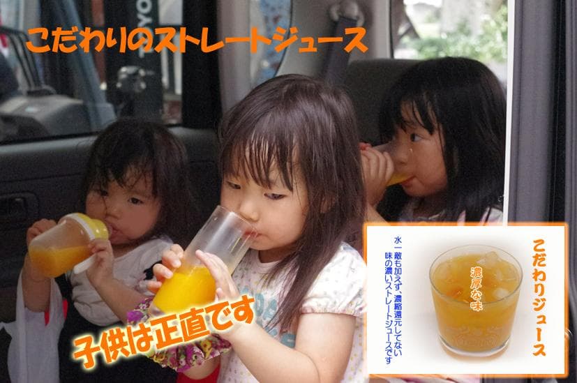 特別・限定販売：特売！濃縮還元してない・みかんジュース1000ｍｌ×6本