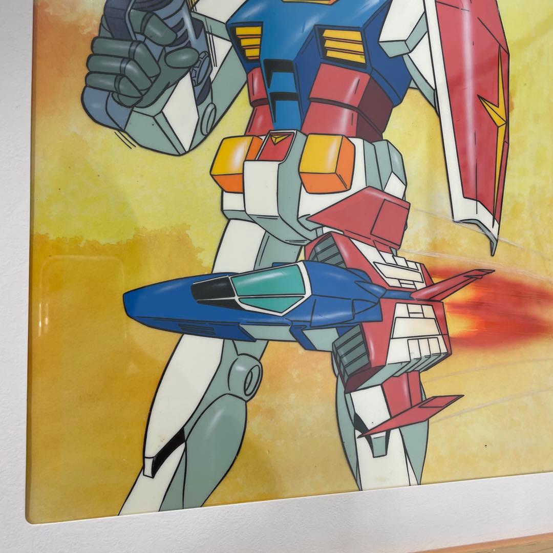 メ*ロ様 ひかりのくにテレビ絵本 機動戦士ガンダム1 裏表紙 セル画 生原画