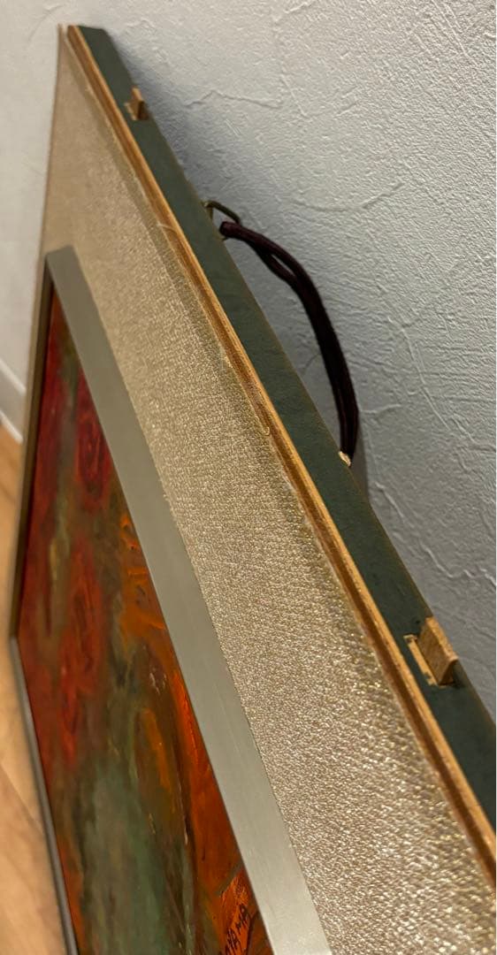 油彩 4号 青山義雄 ばら 淀画廊 国画会 直筆サイン 師マティス 油絵 絵画