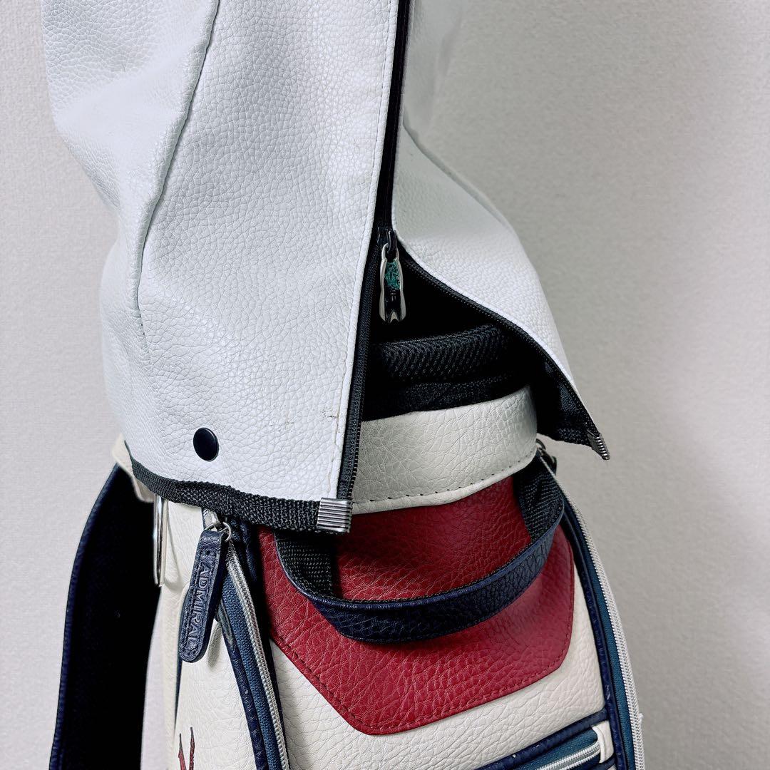 Admiral アドミラル キャディバッグ 9.0型 6分割 トリコロール