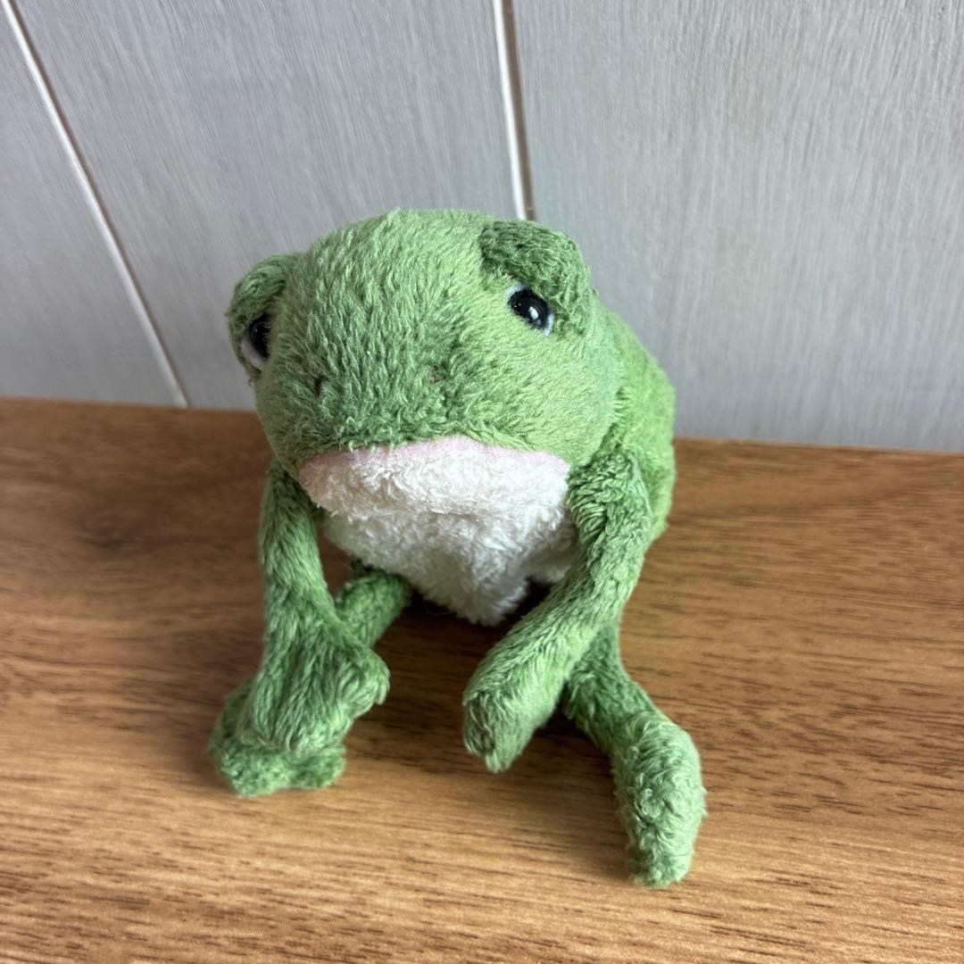 モンスイユぬいぐるみ。初期カエルのボーノ。カエルのぬいぐるみ