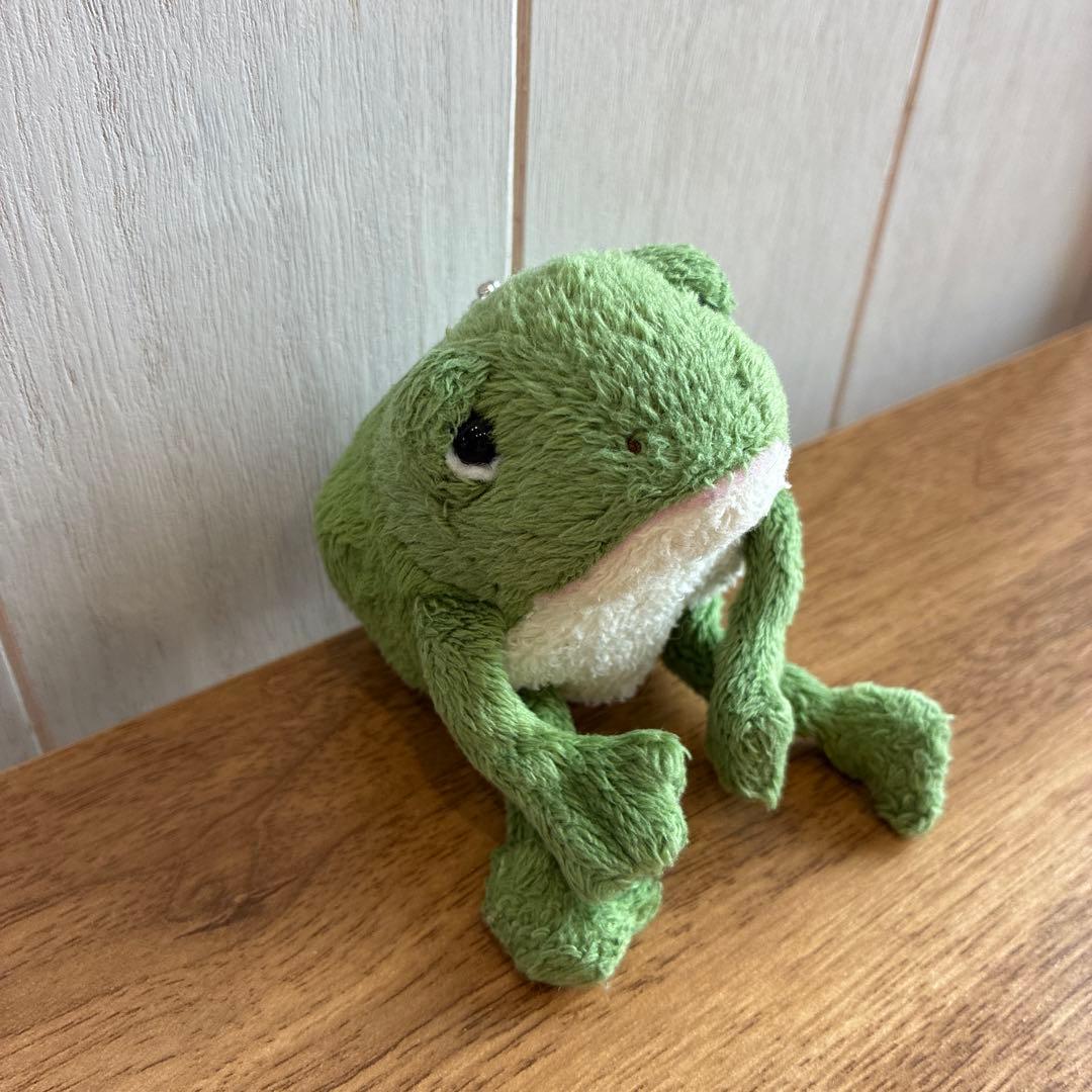 モンスイユぬいぐるみ。初期カエルのボーノ。カエルのぬいぐるみ