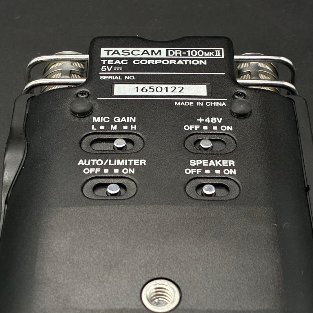 DR-100MKII TASCAMハンディレコーダー 4GB SDカード付属