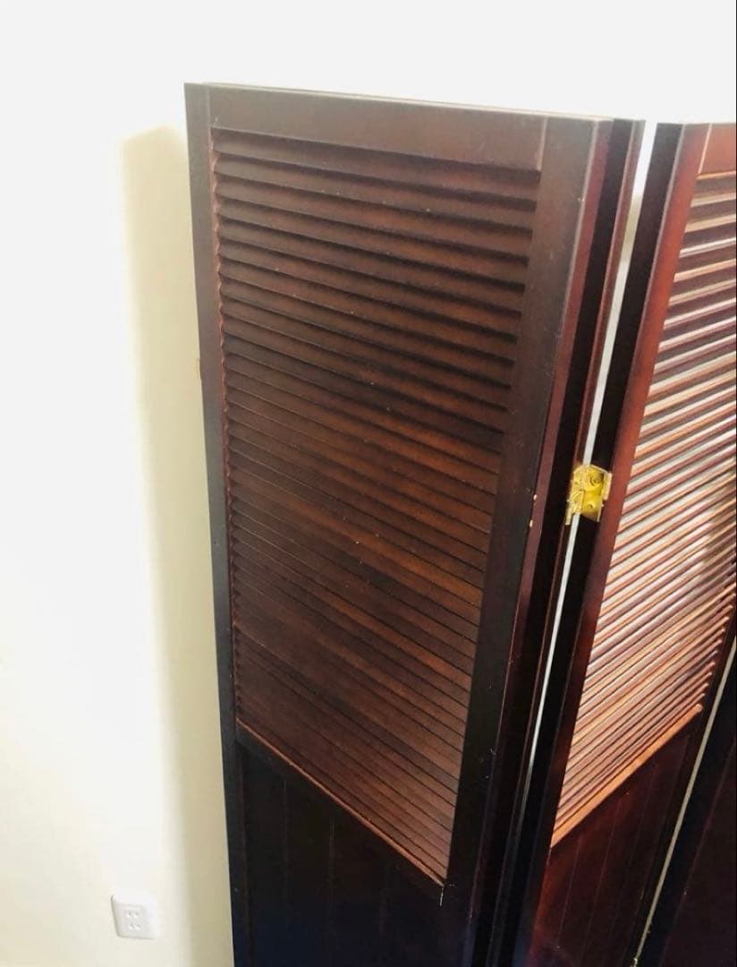 アンティーク 4連 パーテーション