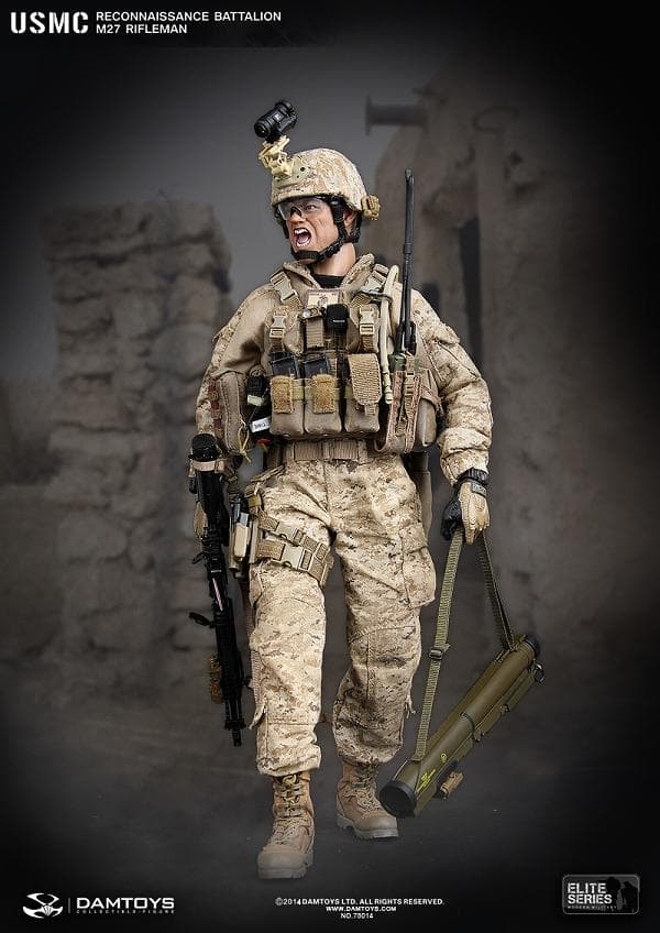 DAMTOYS　USMC M27 RIFLEMAN　78014