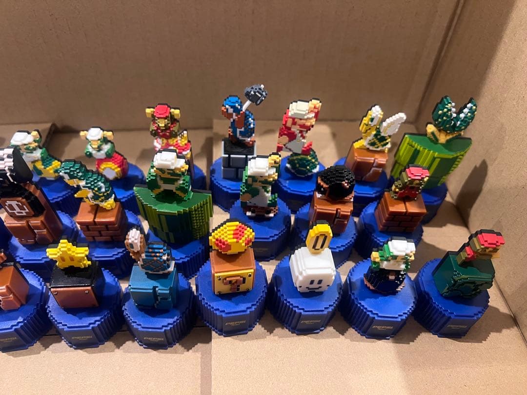 スーパーマリオ ペプシ ボトルキャップ コンプリートセット