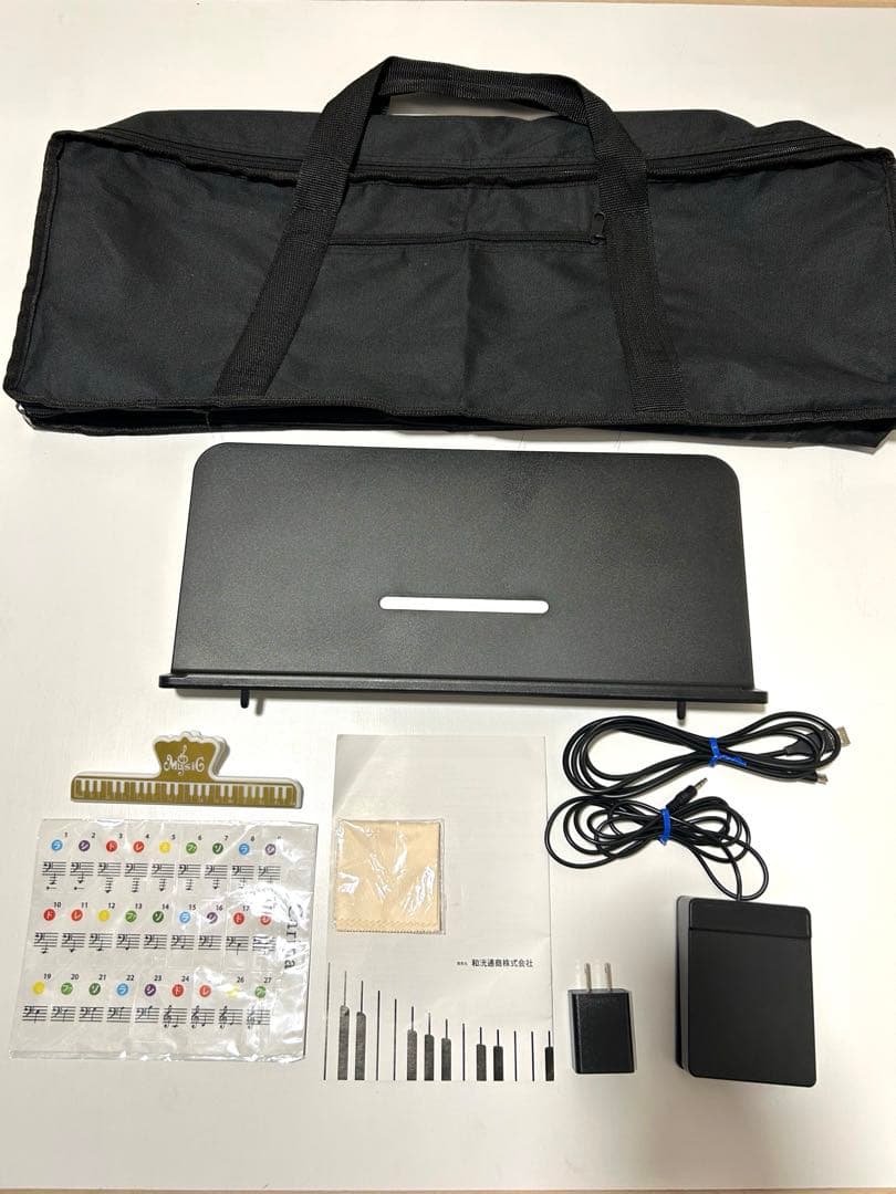 【超美品】carina ZE0088 折りたたみピアノ 88鍵盤 付属品付き