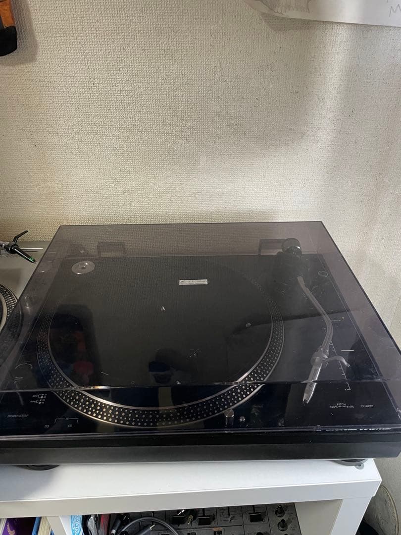 DJターンテーブル 黒 33/45回転切替