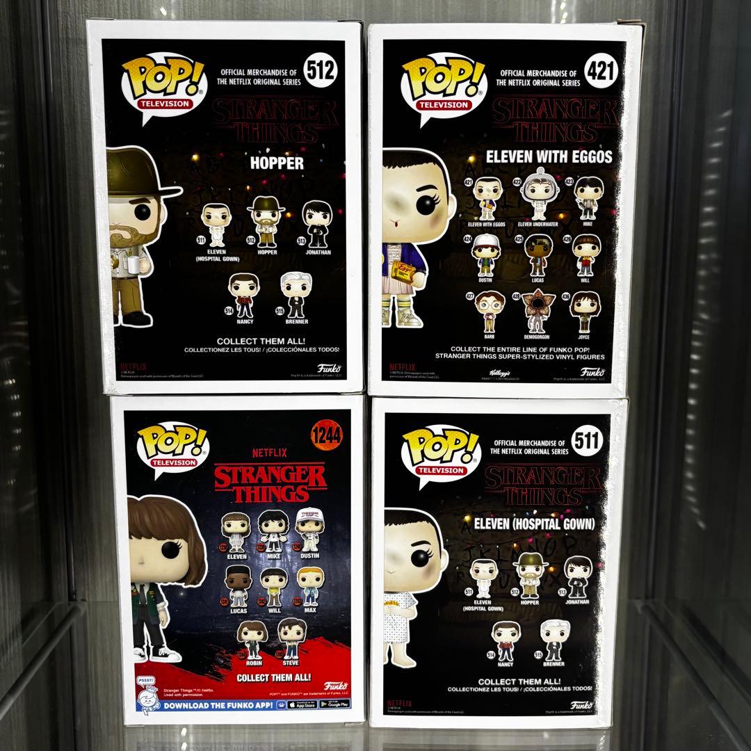 ストレンジャーシングス FUNKO POP4体セット