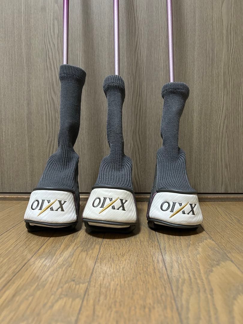 良品ゼクシオ10 XXIOレディース ハイブリッド3本セット　ユーティリティ