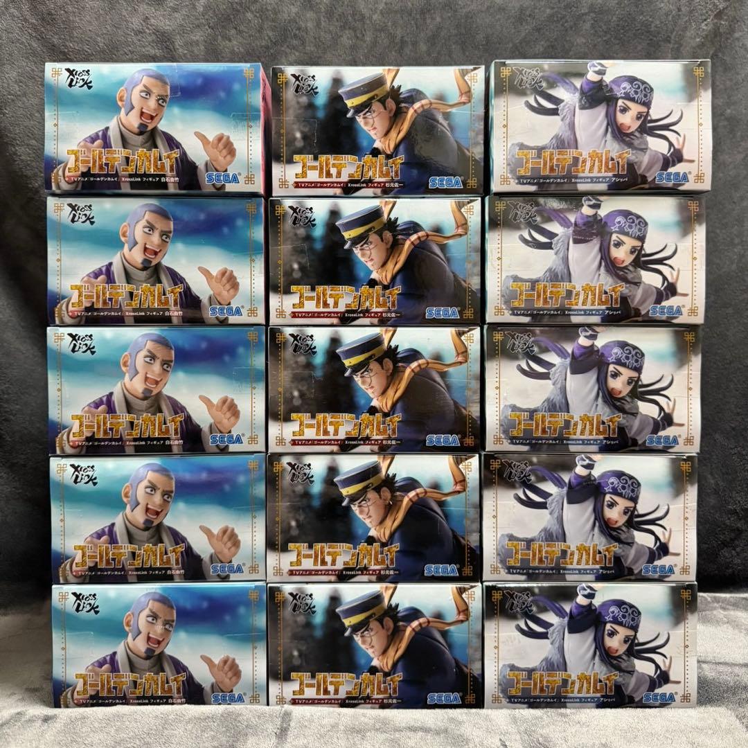 ゴールデンカムイ Xross Link フィギュア 杉元佐一 白石由竹 アシリパ