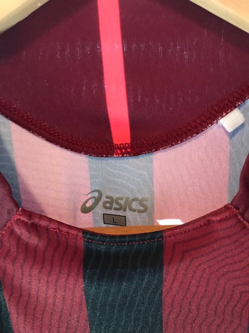 正規品asics ヴィッセル神戸「39」伊野波雅彦 半袖Lサイン入りユニフォーム