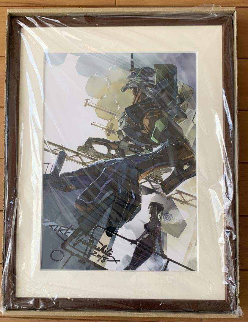 エヴァンゲリオン ANIMA 山下いくと氏 直筆サイン入り 複製原画