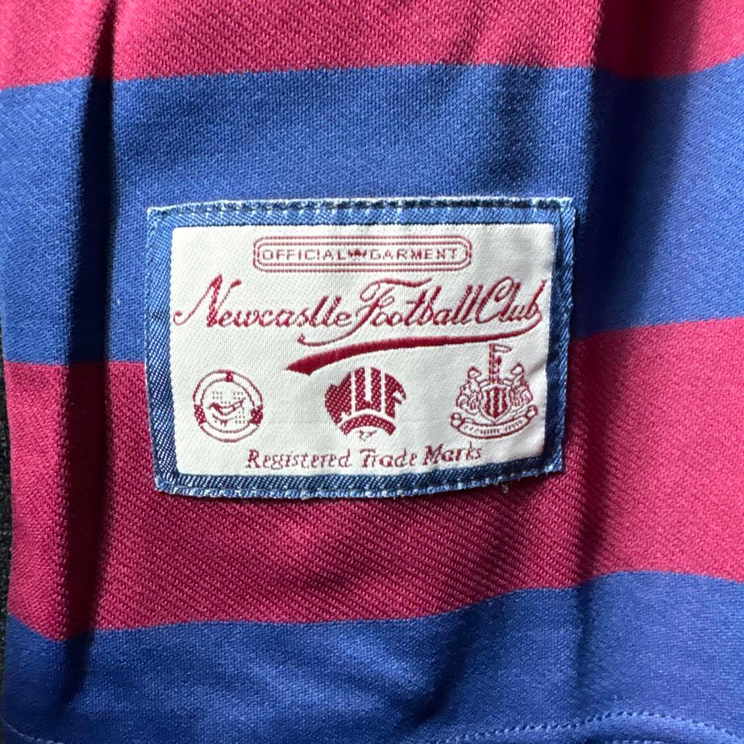 【★ニューカッスル】 古着 サッカー ゲームシャツ 長袖 XL 95年 アウェイ