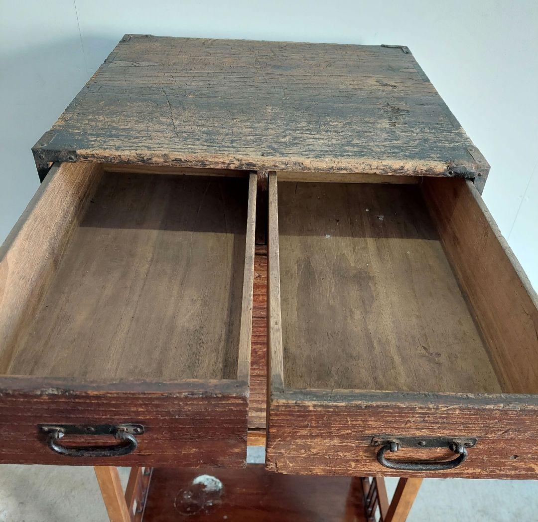 レトロ 整理箪笥 チェスト 引出し 古引出し 4段