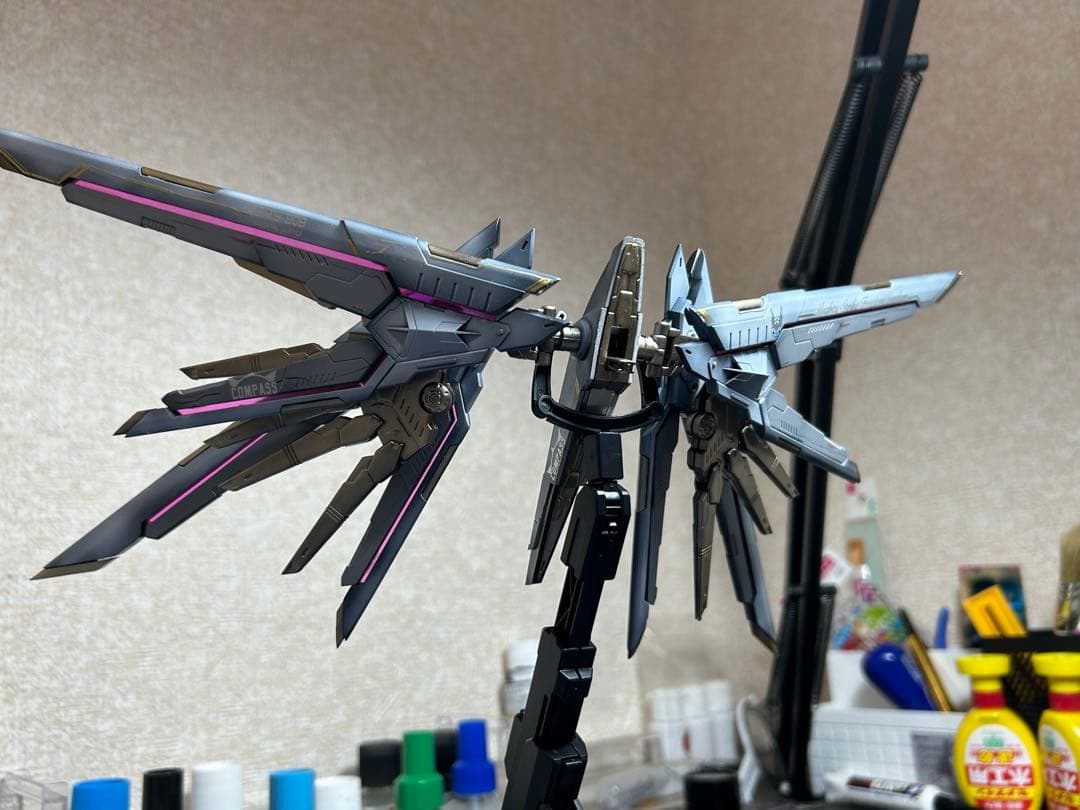 依頼品 MGEX ストライクフリーダム (海外製キット使用) 全塗装完成品