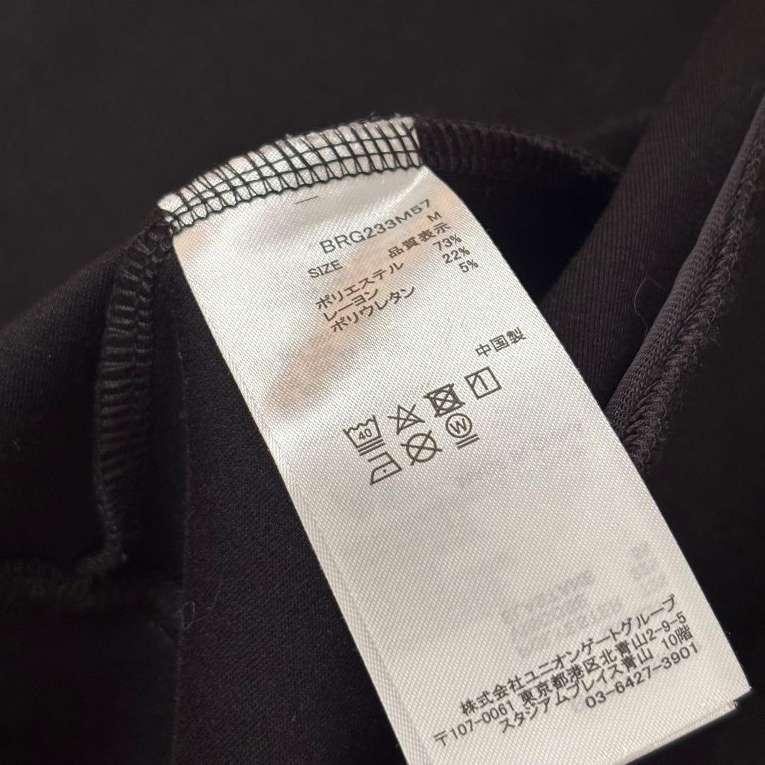 BRIEFING GOLF サイドロゴセットアップ　ブラック　メンズM