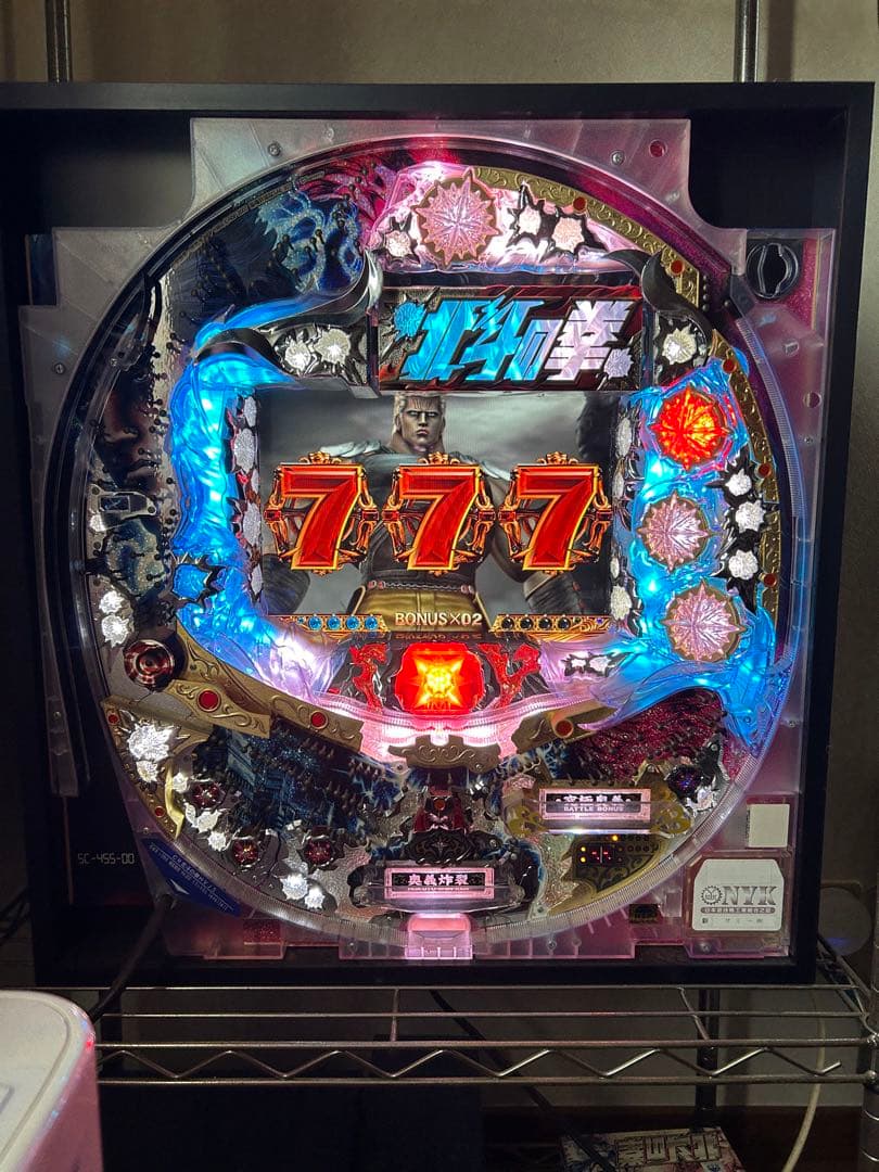 CR 北斗の拳 HVJS ケンシロウver 実機 卓上BOX 焔枠 パチンコ