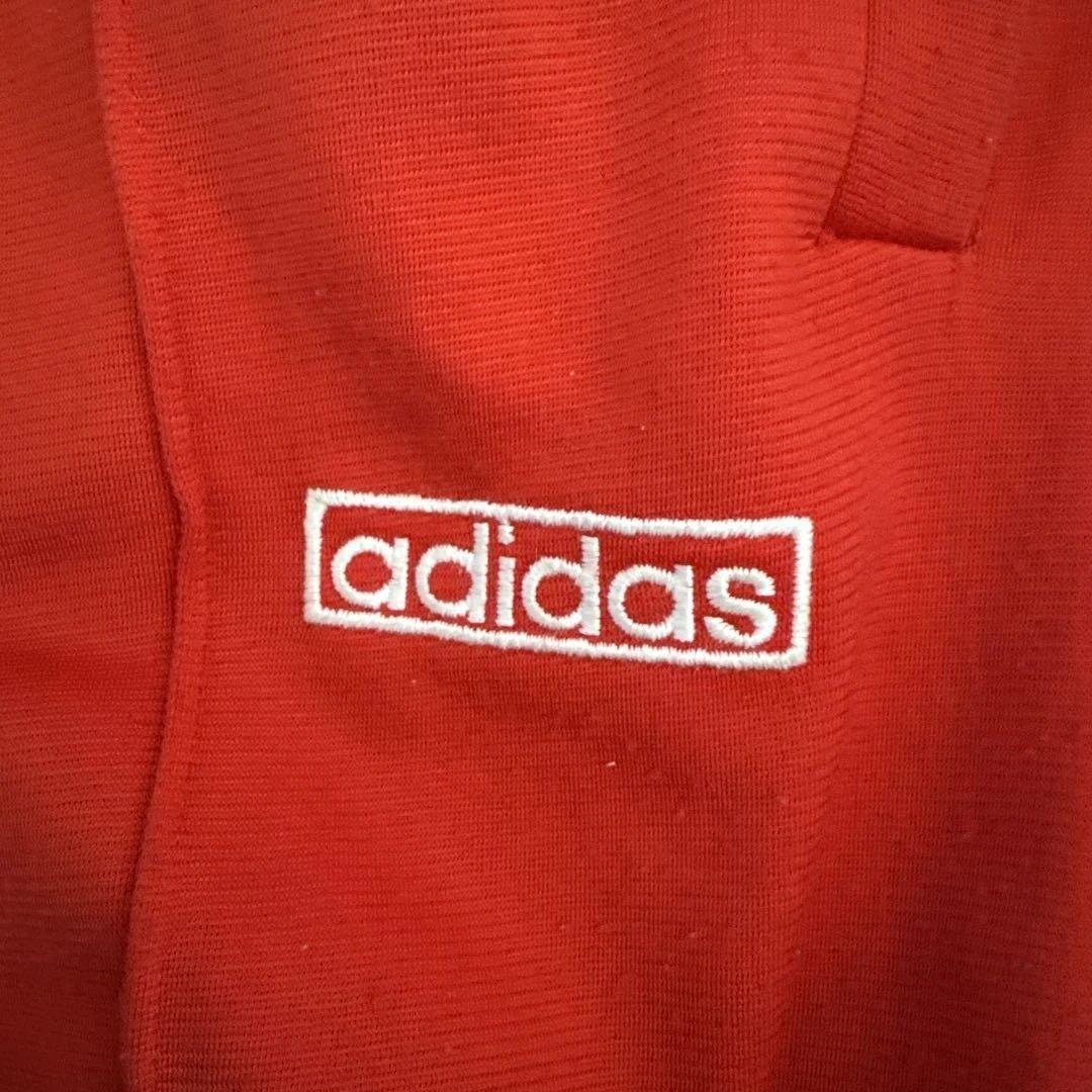 adidas ヴィンテージ　赤ジャージ 上下