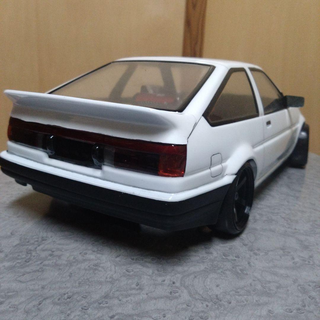 【姉さん18】パンドラRC　土屋圭市風 AE86 トレノ未使用ボディ