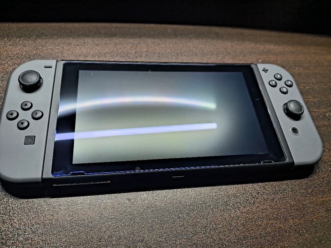 NINTENDO SWITCH本体(グレー) 完動品・付属品完備＋ソフト2本