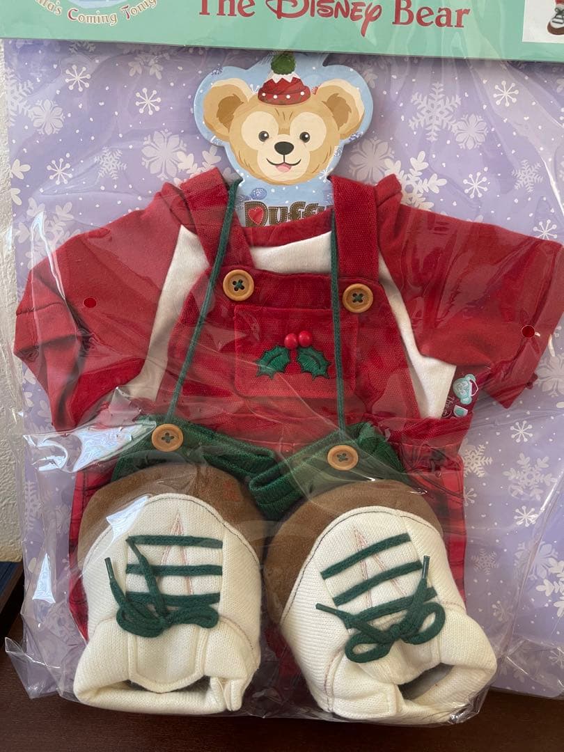 新品❣️未使用❣️未開封❣️ ⭐️TDS  ダッフィー　クリスマスコスチューム…