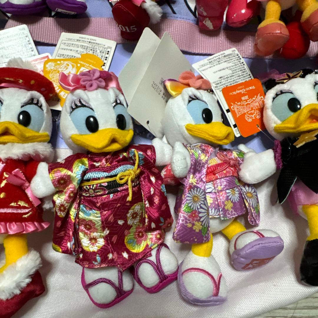 ディズニー　レトロ　デイジー　ぬいば　トートバッグ