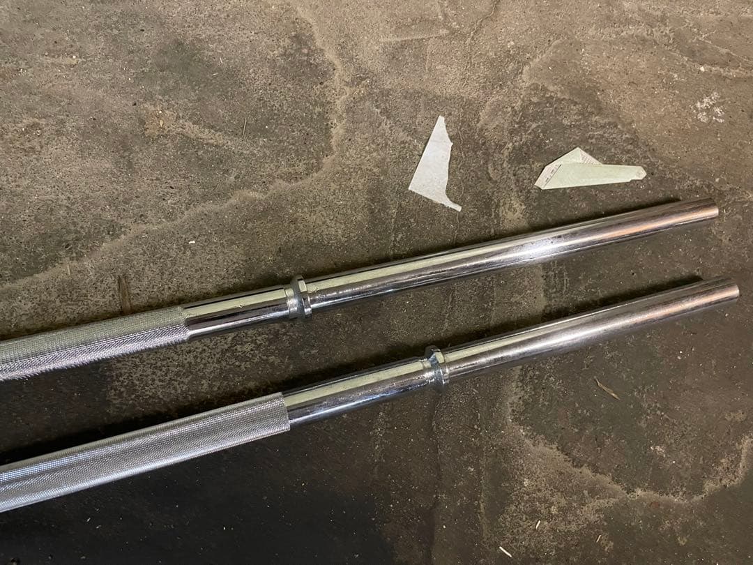 【こん】バーベルシャフト180cm 2本セット