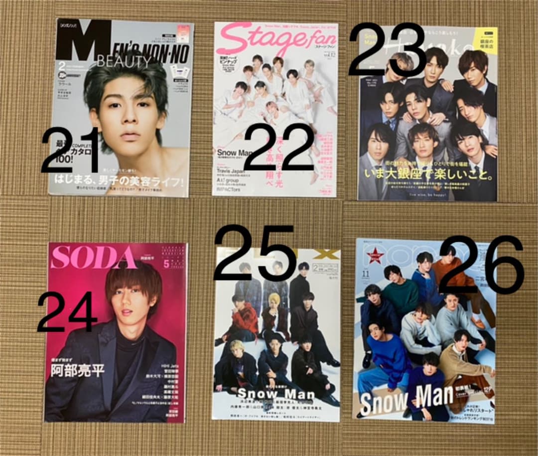 Man表紙［バラ売り］一冊800円