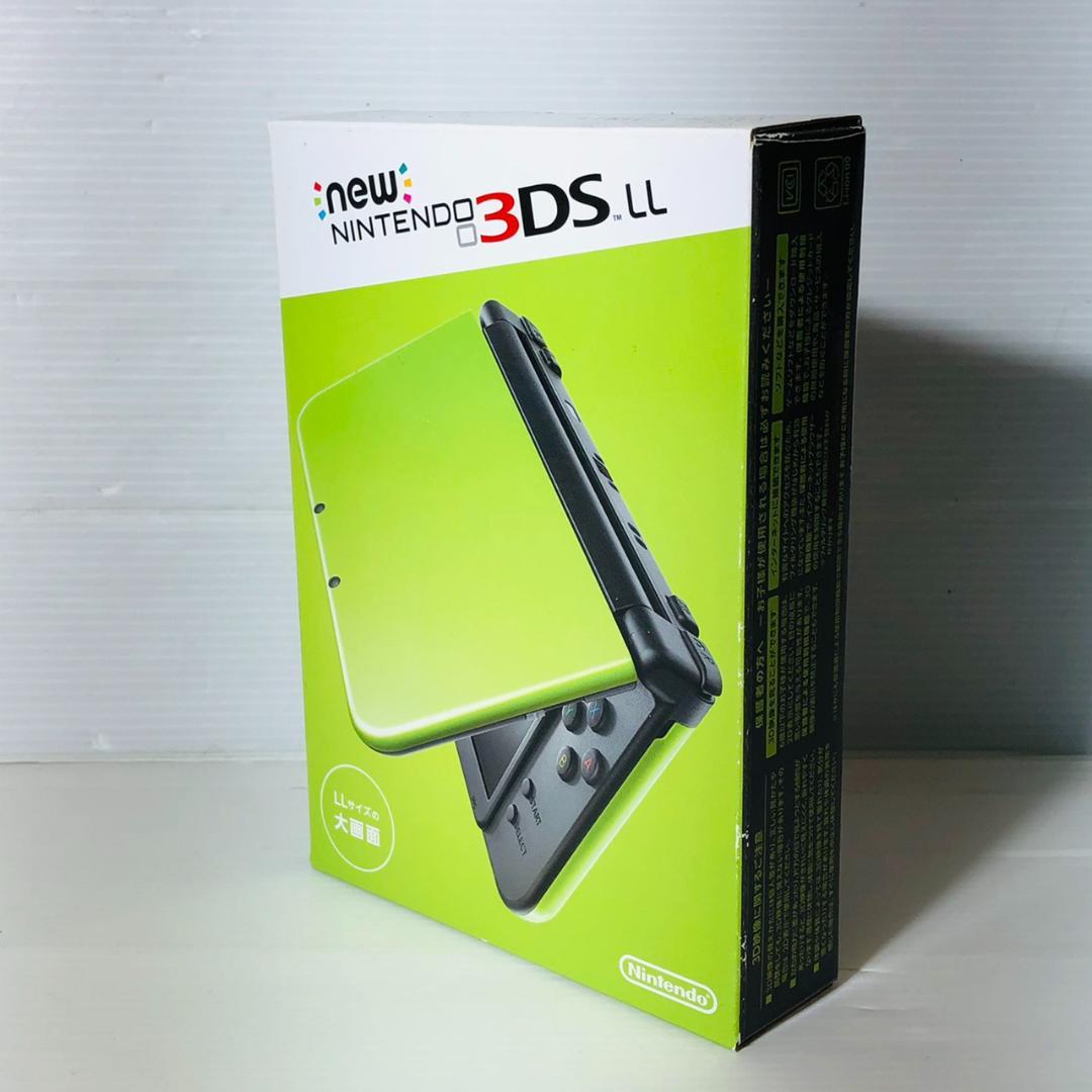 ☆未使用品☆極美品　Newニンテンドー3DS LLライム×ブラック 生産終了 訳