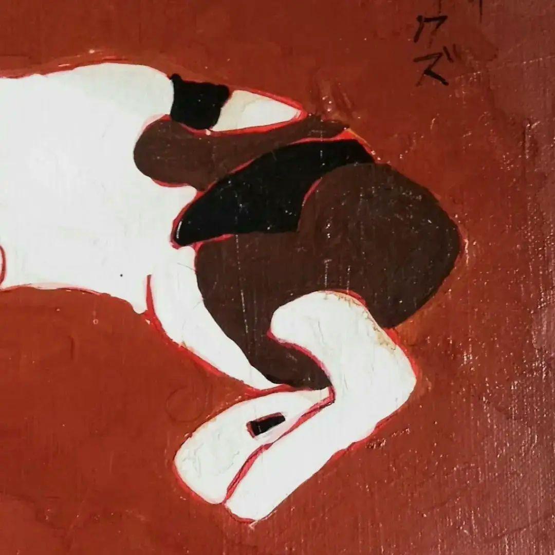 熊谷守一　仔猫　油彩画　肉筆保証　肉筆サイン　模写　F3サイズ　額装済み