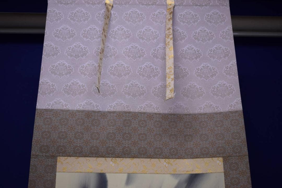 真作/佐藤白雲/青龍図/桐共箱付/布袋屋掛軸HI-191