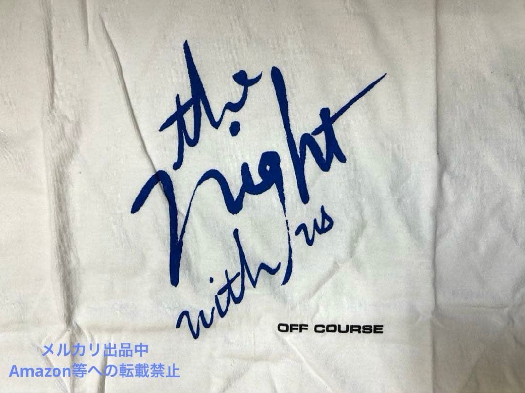 【未使用】オフコース 1989.2.26解散コンサート　Tシャツ　青文字のもの