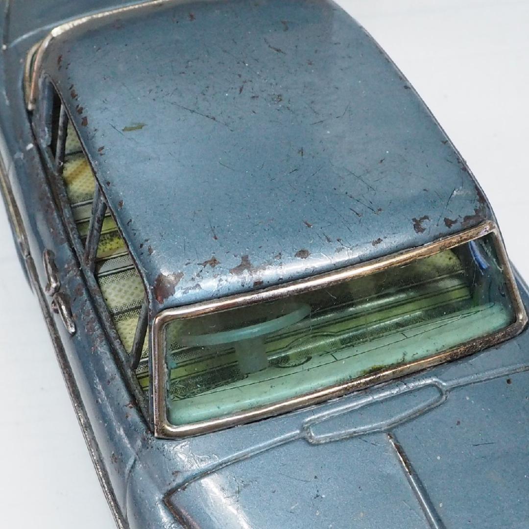 萬代屋【トヨペット クラウン デラックス青ミラー無】ブリキtin car箱コピー