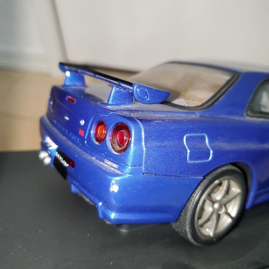 オートアート1/18 77301 日産R34スカイラインGT-R 1999ブルー