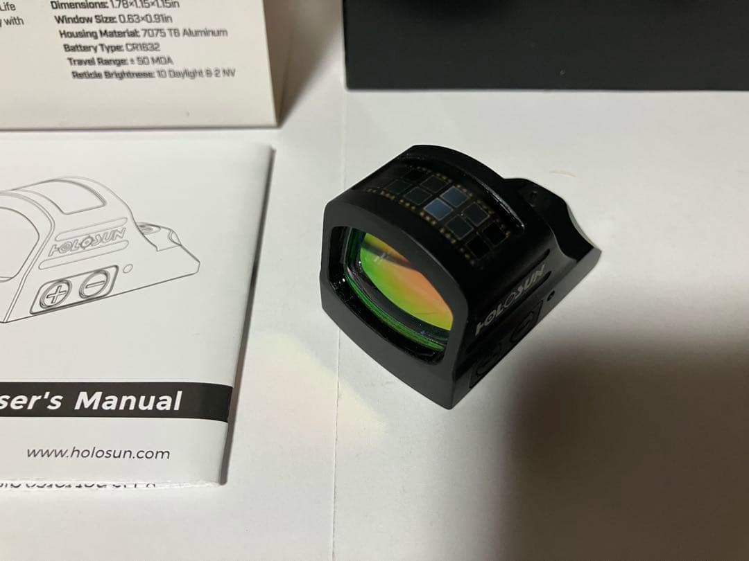 HOLOSUN ホロサンドットサイト　HS507C x2 ほぼ新品中古美品