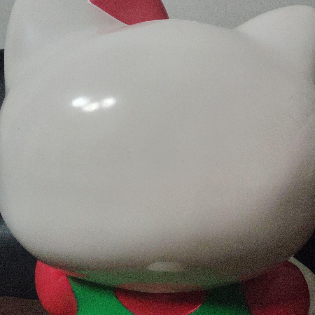 【⚠️底面(内側)➡破損・クマ➡剥げ あり⚠️】 キティ★貯金箱★ソフビ★ビッグ