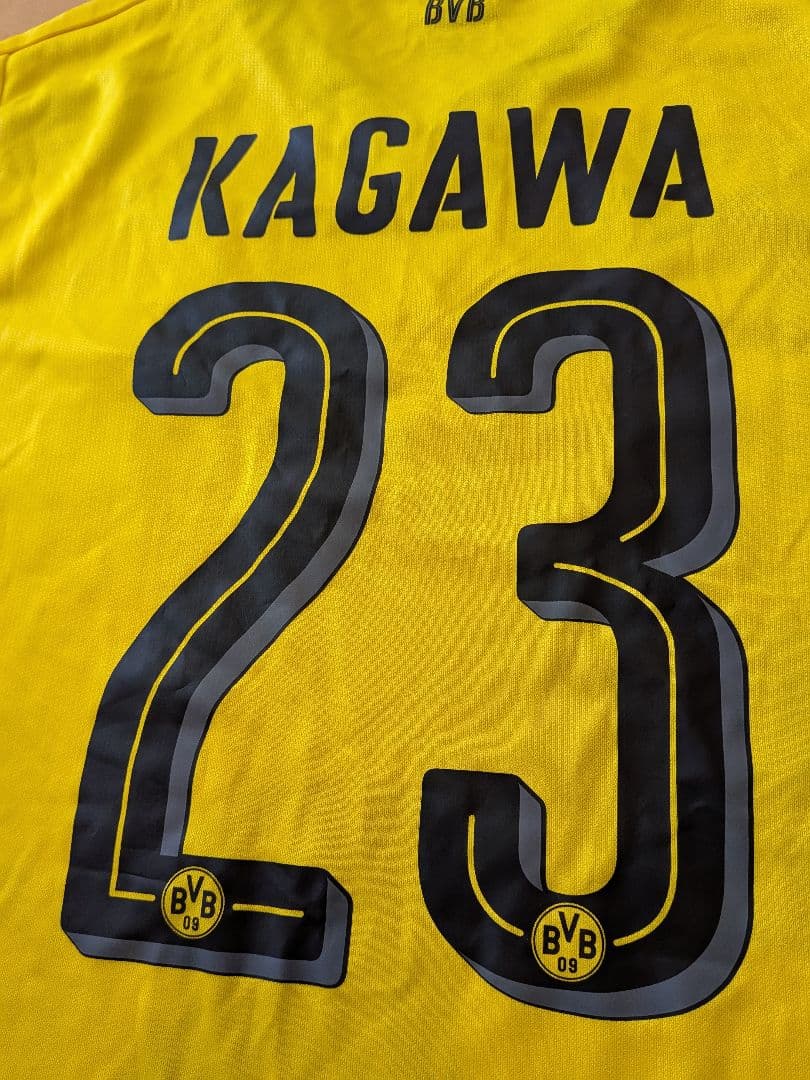 PUMAボルシアドルトムント No.23カガワ新品タグ付きサイン入りユニフォーム