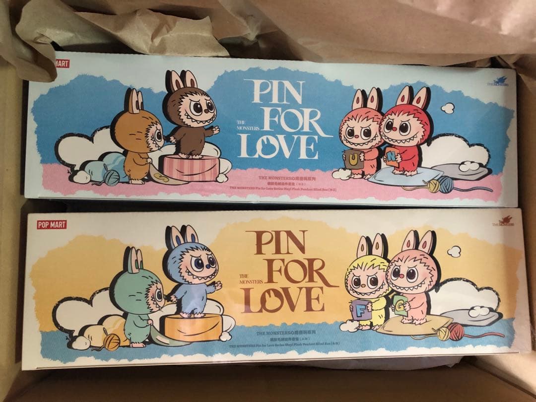 ポップマート ザ モンスターズ ピン フォー ラブ シリーズ ぬいぐるみ