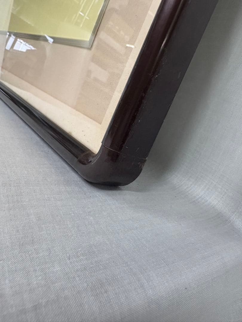 「木蓮」　西岡聖山　絵画　日本画　風景画　額装　真筆証明書有り