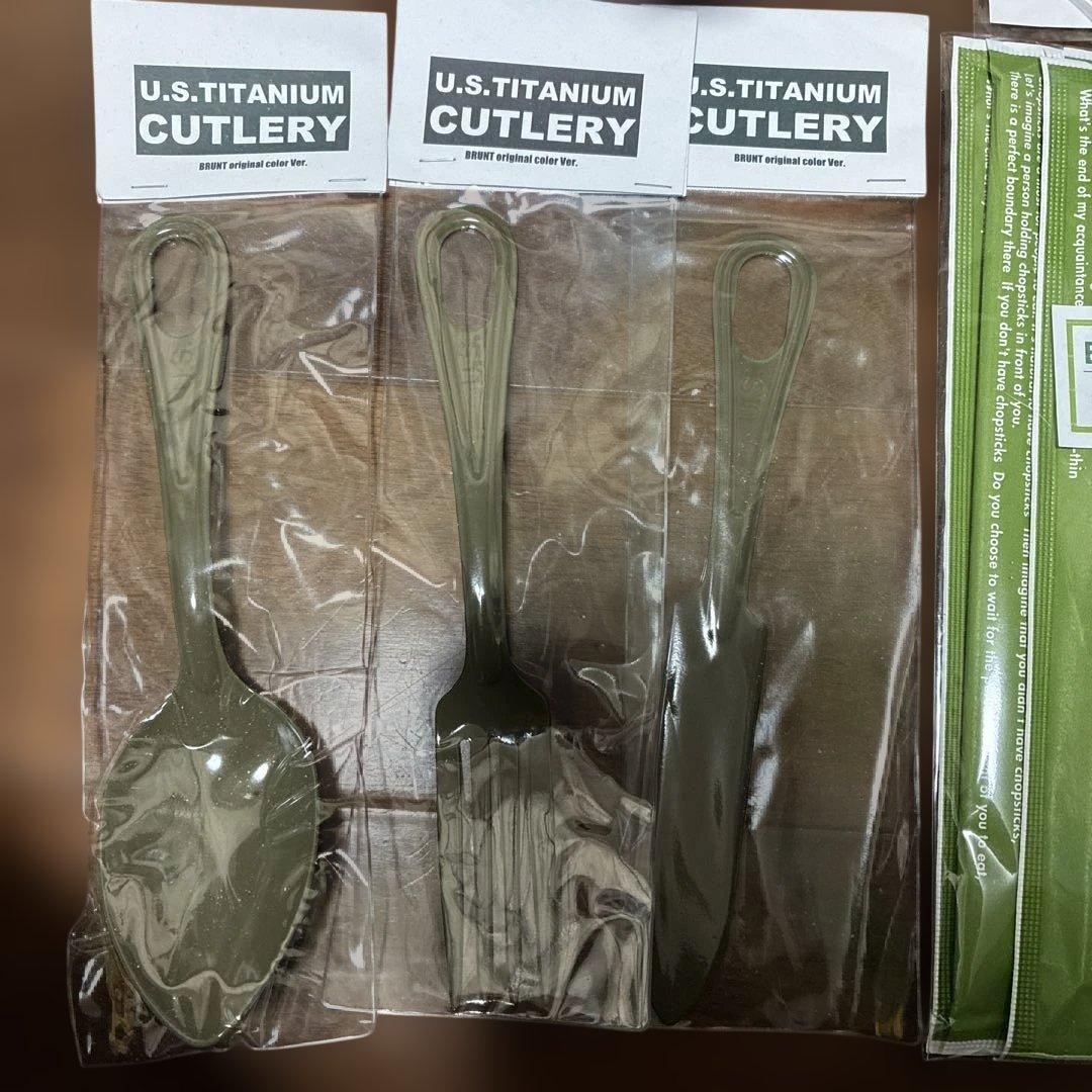 ブラント　bushdebrunt tummy 鍋　割箸カトラリー カラビナ　OD